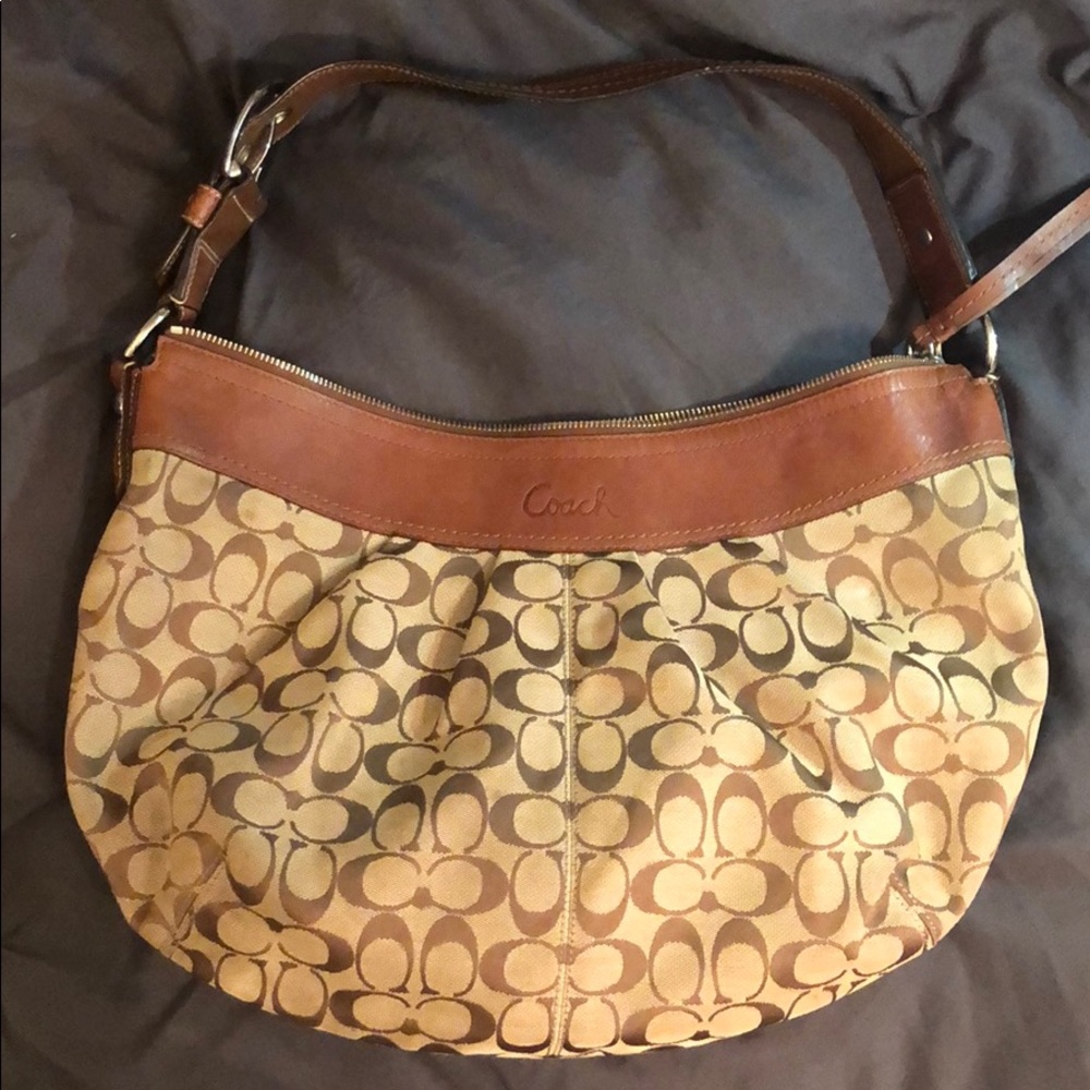 Coach large hobo bag